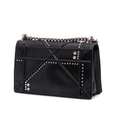 Medium Studded Lambskin Diorama Flap